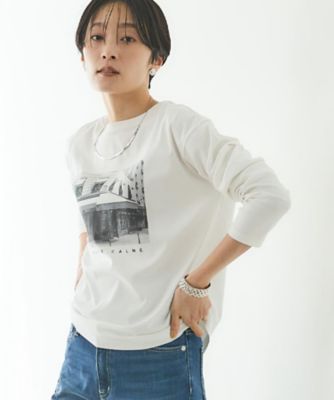 コットン100／洗える】フォトロングTシャツ（2002555453