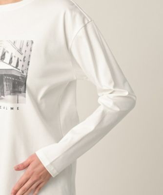 コットン100／洗える】フォトロングTシャツ（2002555453