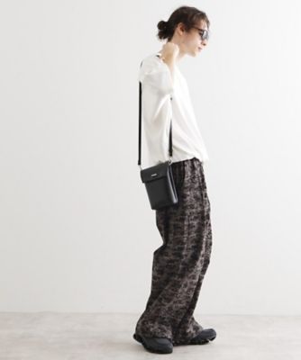 3つGito axes femme / 鍵穴多重ポケットショルダーバッグ グリーン I-25