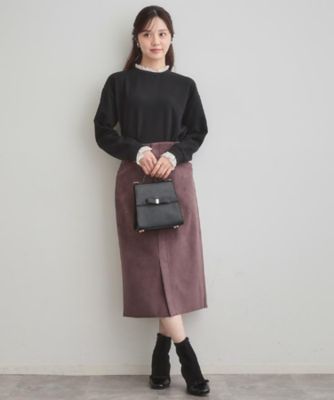 大人可愛い・きれいめ】フリルデザインダンボールプルオーバー