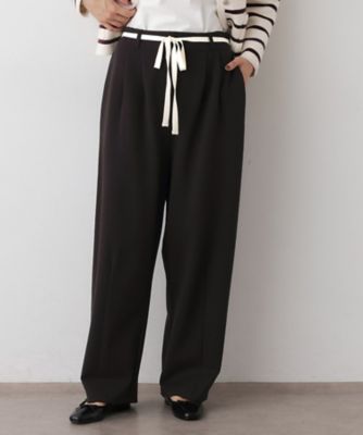 ＜Dessin (Women)＞【洗える】カーヴィパンツ（２００２５５５７０４）