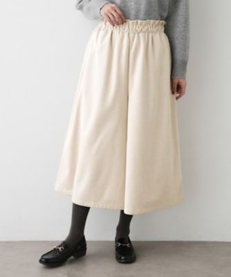 ＜Dessin (Women)＞【ウエストゴム／洗える】起毛フレアシルエットパンツ（２００２５５５７０６）