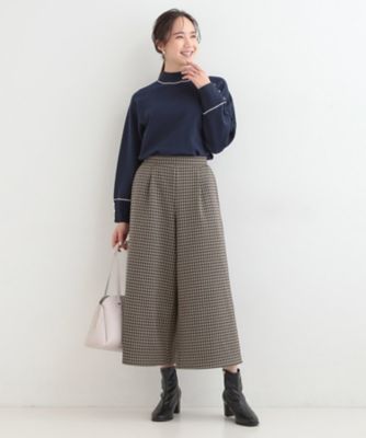 洗濯機可／S－LL】体型カバーにも ガウチョパンツ