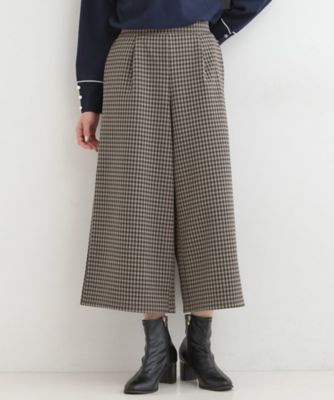 ＜SHOO LA RUE (Women)＞【洗濯機可／Ｓ－ＬＬ／あったか】体型カバーにも　裏起毛ガウチョパンツ（２００２５５５７４５）