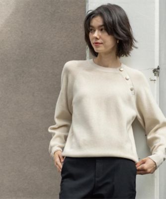 ボタンデザインラメニット【洗濯機OK】（2002555761