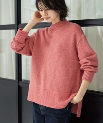 OPAQUE.CLIP (Women)/オペークドットクリップ ラメスパンコールハイネックニット/セットアップ対応可(2002555762) ピンク873 トップス【三越伊勢丹/公式】