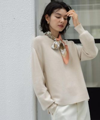 ゆきのオーダーページ ラメガーターボートネックニット【洗濯機OK】（2002555764