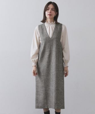 ラガコメです ラメツイードジャンスカ【洗濯機OK】（2002555766