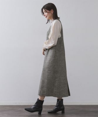 ラメツイードジャンスカ【洗濯機OK】（2002555766