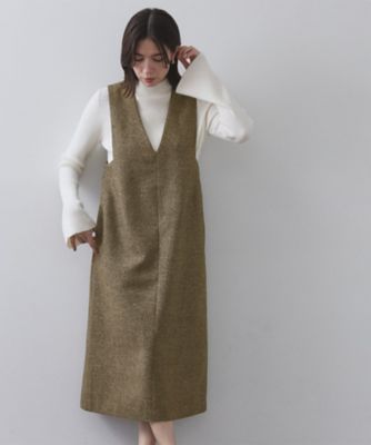 OPAQUE.CLIP (Women)/オペークドットクリップ ラメツイードジャンスカ(2002555766) チャ443 スカート【三越伊勢丹/公式】