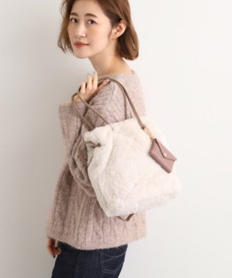 フェイクファーポーチ付き2WAYショルダー（2002555768