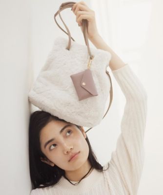 フェイクファーポーチ付き2WAYショルダー（2002555768