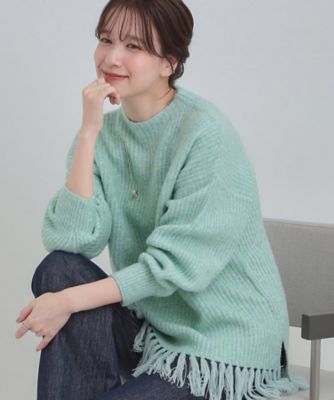 【完売品】ダイリク　フリンジニット 完売品】ダイリクフリンジニット