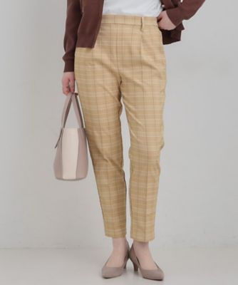 【洗濯機可／Ｓ－ＬＬ／あったか】すっきり上品に　裏起毛テーパードパンツ（２００２５５５７７３）