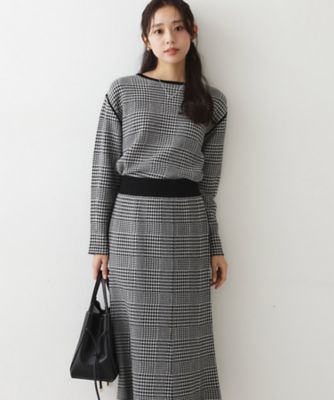 ＜COUP DE CHANCE (Women)＞【手洗い可／リバーシブル】トップス＆スカート　セットアップ（２００２５５５９９６）