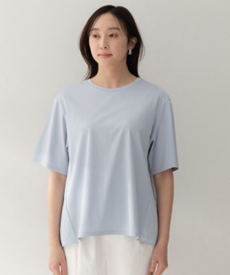 新品タグ付き♡ UNTITLED 異素材ドッキングプルオーバー 洗える／Tシャツ】異素材ドッキングプルオーバー