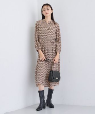 ペイントプリントフレアワンピース プリントフレアワンピース | BOURGE (Women)/ブールジュ | 三越