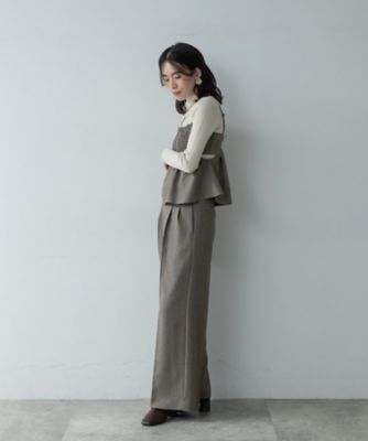 ガンクラブチェックビスチェ（2002556070） | GALLEST