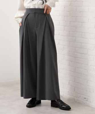 ＜THE SHOP TK (Women)＞サス付きタックワイドパンツ（２００２５５６１４１）