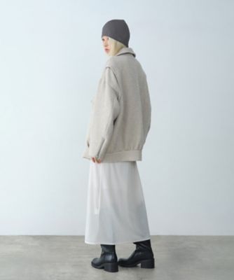 oversized tweed blouson（2002556174