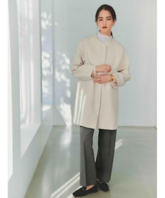 フォルムスリーブミドルコート【洗濯機OK】（2002556211