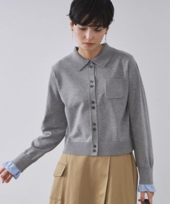 アラン模様パネルニットプルオーバー | CASA FLINE (Women