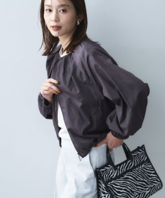 【新品】かなりお買い得⭐︎Elastic ブルゾン　これからのシーズン大活躍！ セットアップ可／はっ水】シャイニータイプライターブルゾン