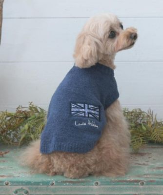 ＜LAURA ASHLEY＞【ふわふわ素材】ユニオン　ジャック柄　ドッグウエア（２００２５５６８６４）