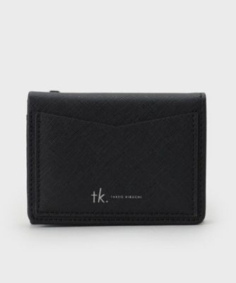 tk. TAKEO KIKUCHI (Men)/ティーケー タケオキクチ ジップコインケース+ミニ三つ折りウォレット(2002556911) クロ019 財布・マネークリップ【三越伊勢丹/公式】
