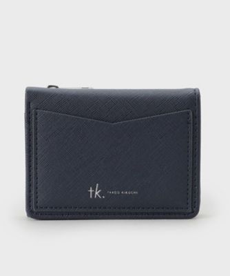 tk. TAKEO KIKUCHI (Men)/ティーケー タケオキクチ ジップコインケース+ミニ三つ折りウォレット(2002556911) アオ094 財布・マネークリップ【三越伊勢丹/公式】