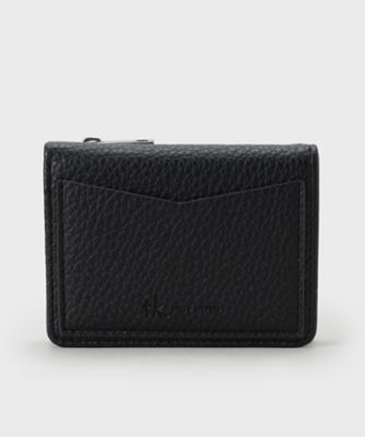 tk. TAKEO KIKUCHI (Men)/ティーケー タケオキクチ ジップコインケース+ミニ三つ折りウォレット(2002556911) クロ119 財布・マネークリップ【三越伊勢丹/公式】