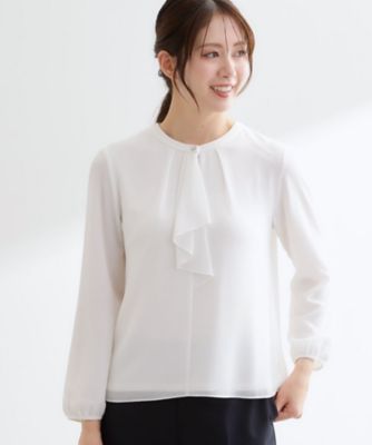 morphose シフォンブラウス フロントフリルシフォンブラウス（2002556933） | Reflect