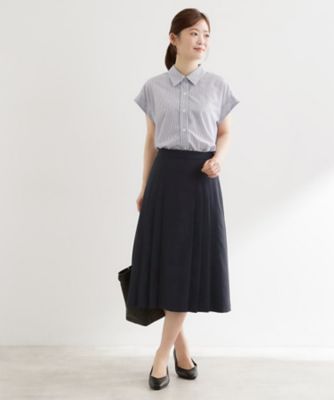 タックプリーツセミロング丈スカート（2002556938