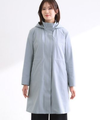 中綿ライナー付き】ライナー付きフーデッドロングコート