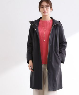 中綿ライナー付き】ライナー付きフーデッドロングコート