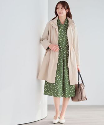 未使用タグ付✨ Reflect フラワープリントボウタイワンピース 通勤・おでかけにおすすめ◎】フラワープリントボウタイワンピース