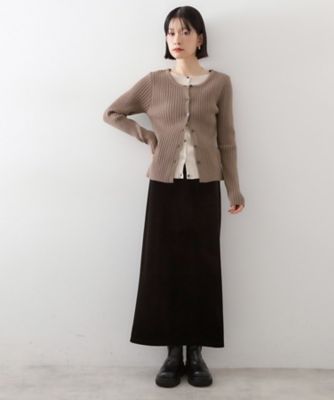 ベロアナロースカート（2002559021） | THE SHOP TK (Women