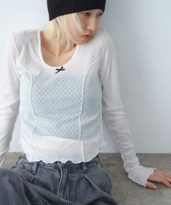 whisper jersey top（2002559072