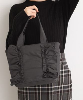 ＜GROVE (Women)＞【撥水】縦フリル２ＷＡＹトート（２００２５５９１４３）