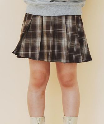 110－160】チェック柄スカパン（2002559154