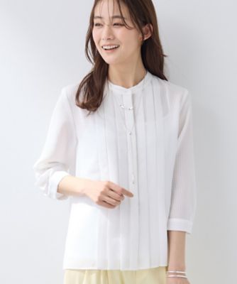 ¥12,500＋税　INDIVI 七分袖　トップス　タグ付き新品 今選ぶなら、5分袖・7分袖トップス| ワールド オンラインストア