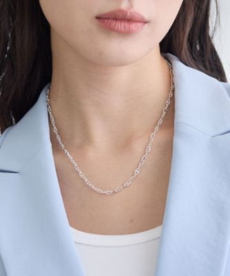 2WAY／2連セット】パール調＆チェーンミックスネックレス