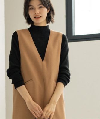 OPAQUE.CLIP (Women)/オペークドットクリップ ハイネックリブニット《6col》(2002559933) クロ019 トップス【三越伊勢丹/公式】