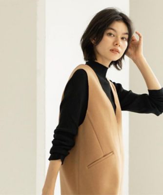 ハイネックリブニット【洗濯機OK】《6col