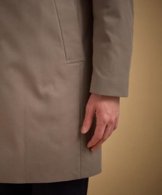 撥水ツイル スタンドカラー コート（2002560087） | TAKEO