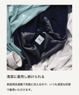 Begin5月号掲載／通気性】トリコットサッカー ジャケット