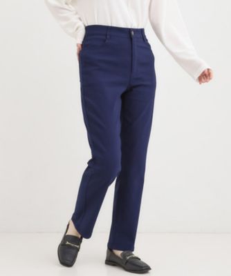 SHOO LA RUE (Women)/シューラルー 優しくフィット ハイパーストレートパンツ(2002560166) アオ092 パンツ・ズボン【三越伊勢丹/公式】