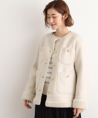 フェイクムートンボアジャケット（2002560266） | GROVE