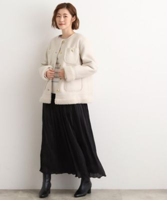 フェイクムートンボアジャケット（2002560266） | GROVE