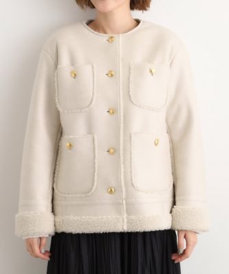 フェイクムートンボアジャケット（2002560266） | GROVE